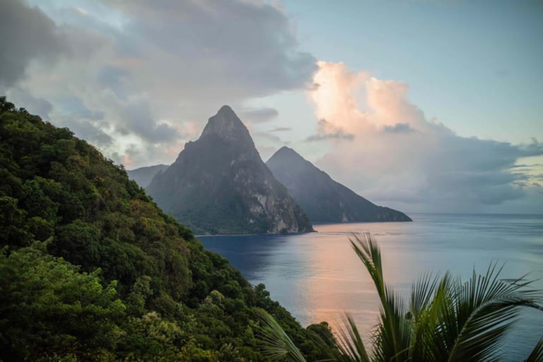 The Pitons set the scene - small weddings in St Lucia are on the rise ...