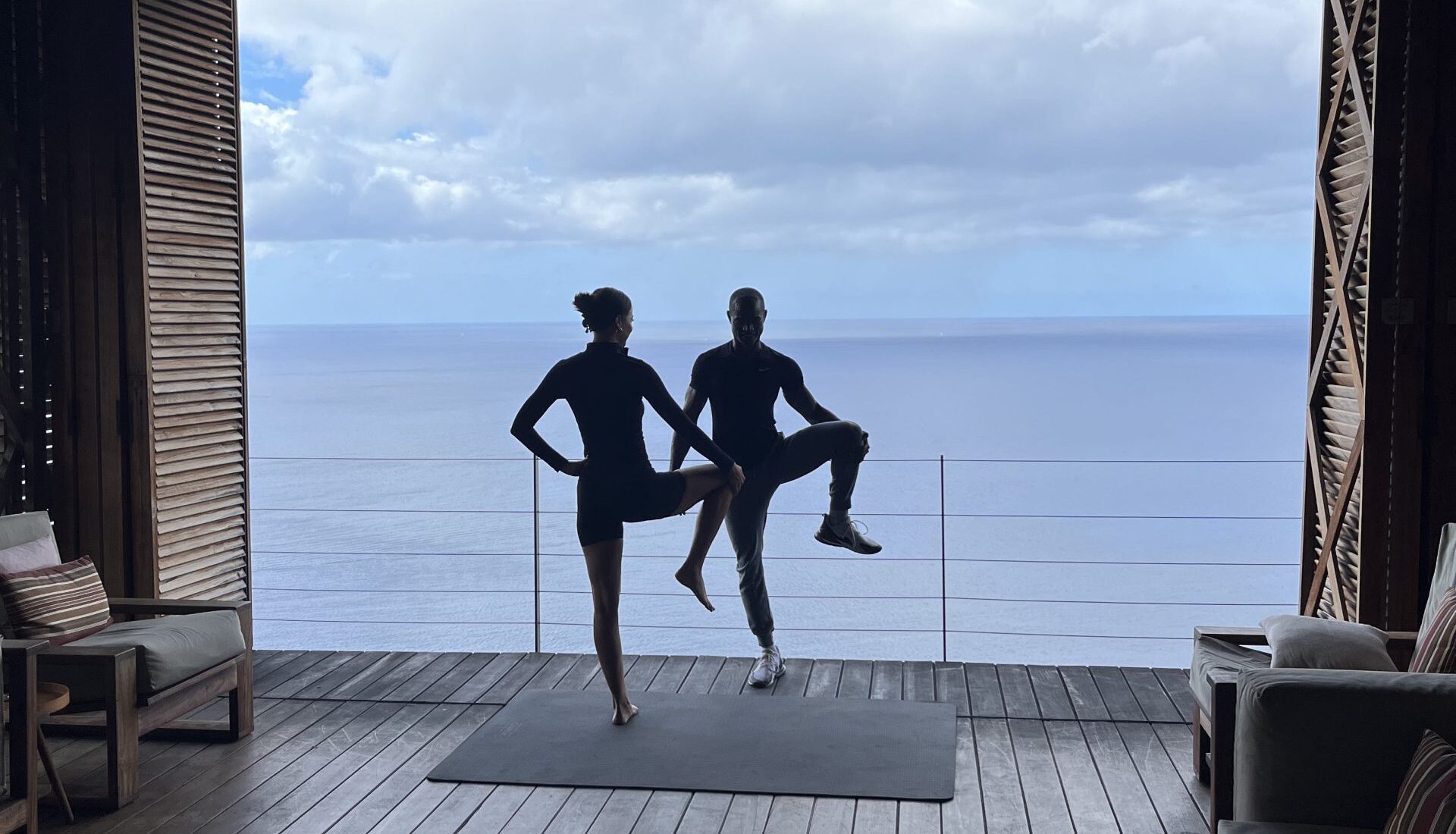 Stretching-out-with-Cosmos-St-Lucia